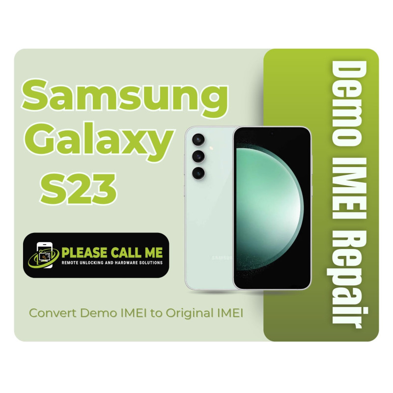 Samsung Galaxy S23  5G [SM-S911B, SM-S911U] Demo IMEI Repair | Fix 000000000000000 | GSM Network Unlock | Convert Demo to Original