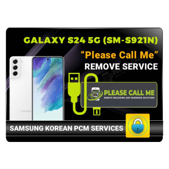 SAMSUNG GALAXY S24 5G - KOREA (SM-S921N) PLEASE CALL ME REMOVE INSTANT VIA REMOTE USB CABLE