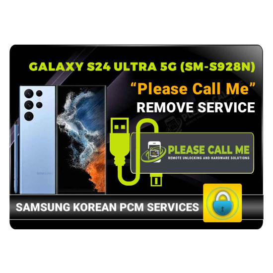 SAMSUNG GALAXY S24 ULTRA 5G - KOREA (SM-S928N) PLEASE CALL ME REMOVE INSTANT VIA REMOTE USB CABLE