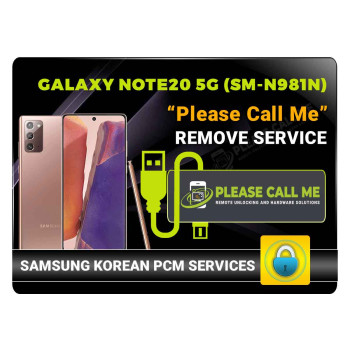 Samsung Galaxy Note20 5G - KOREA (SM-N981N) PLEASE CALL ME REMOVE INSTANT VIA USB CABLE