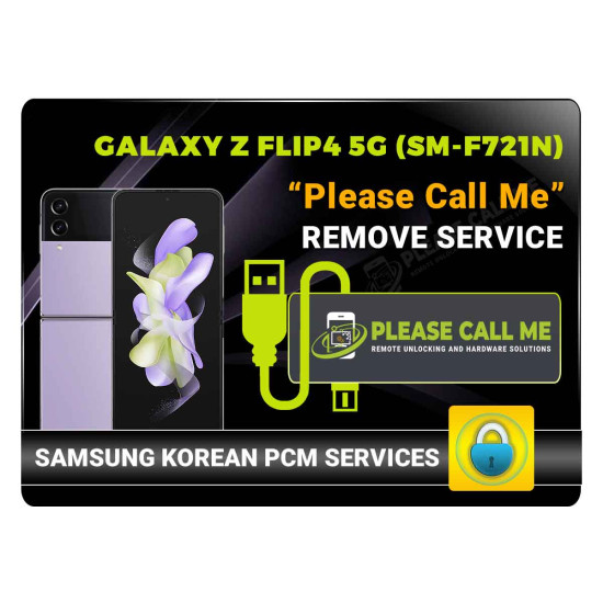Samsung Galaxy Z Flip4 5G - Korea (SM-F721N) PLEASE CALL ME REMOVE INSTANT VIA REMOTE USB CABLE