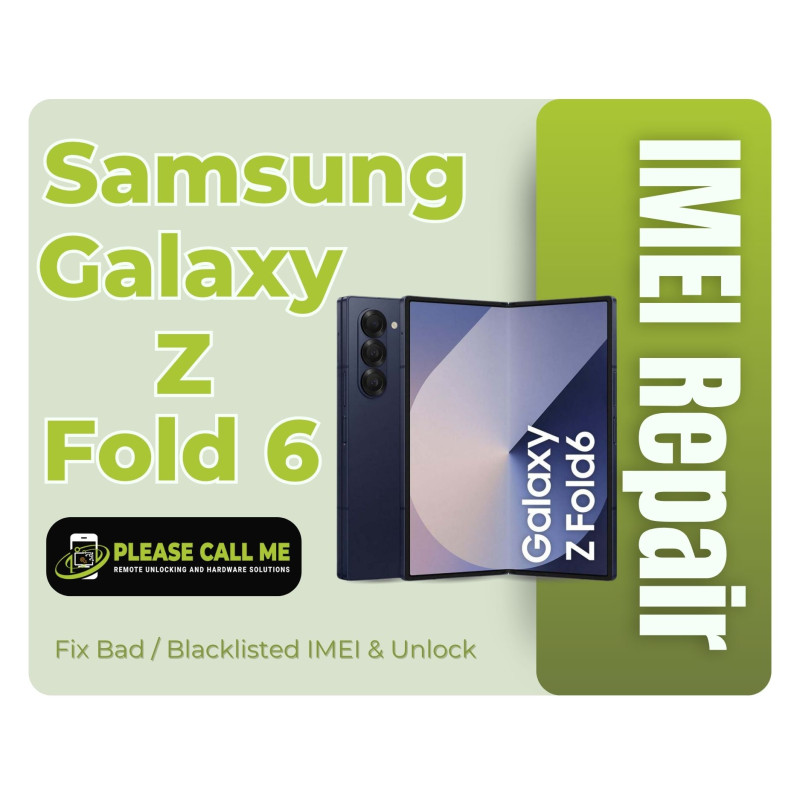 Samsung Galaxy Z Fold 6 5G F956U/F956B/F956N/ F9560 IMEI Repair - Fix Bad/Blacklisted IMEI & Unlock
