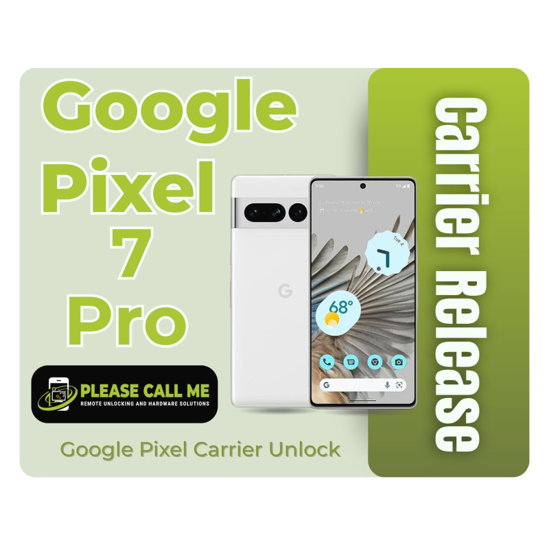 Google Pixel 7 Pro Carrier Release - [SIM UNLOCK] 